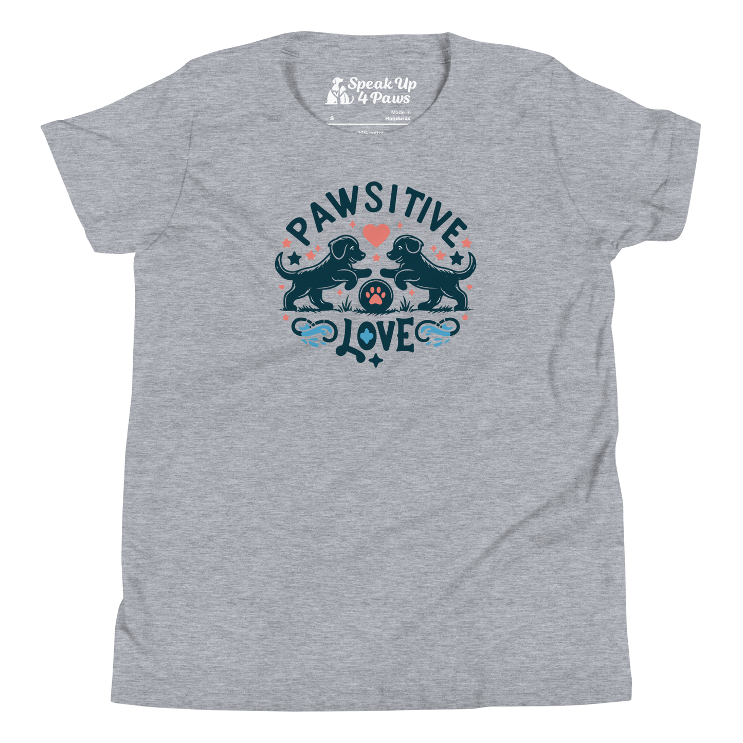 Sketchy Tails - Pawsitive Love - Youth Tee