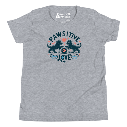 Sketchy Tails - Pawsitive Love - Youth Tee