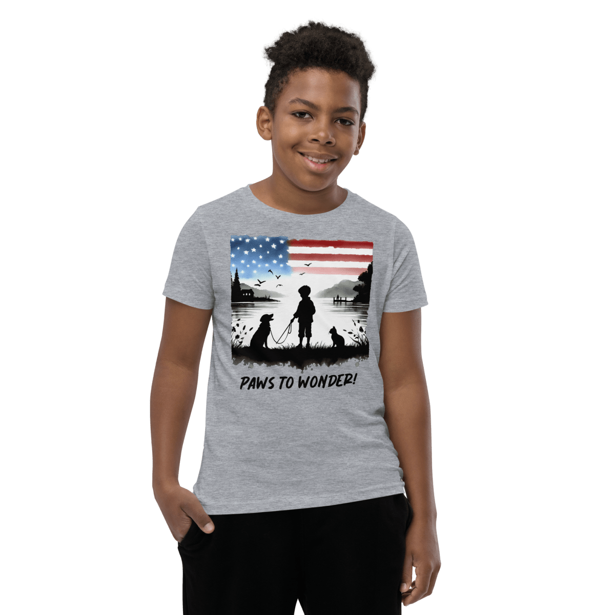 Sunset Friends - Youth Signature Tee - Youth Tee - Speak Up 4 Paws