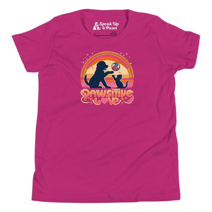 Rainbow Rendezvous - Pawsitive Love - Youth Tee