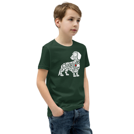 Paws of Devotion - Dachshund - Youth Signature Tee