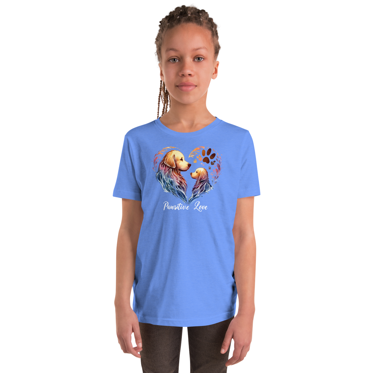 Golden Bond - Pawsitive Love - Youth Tee