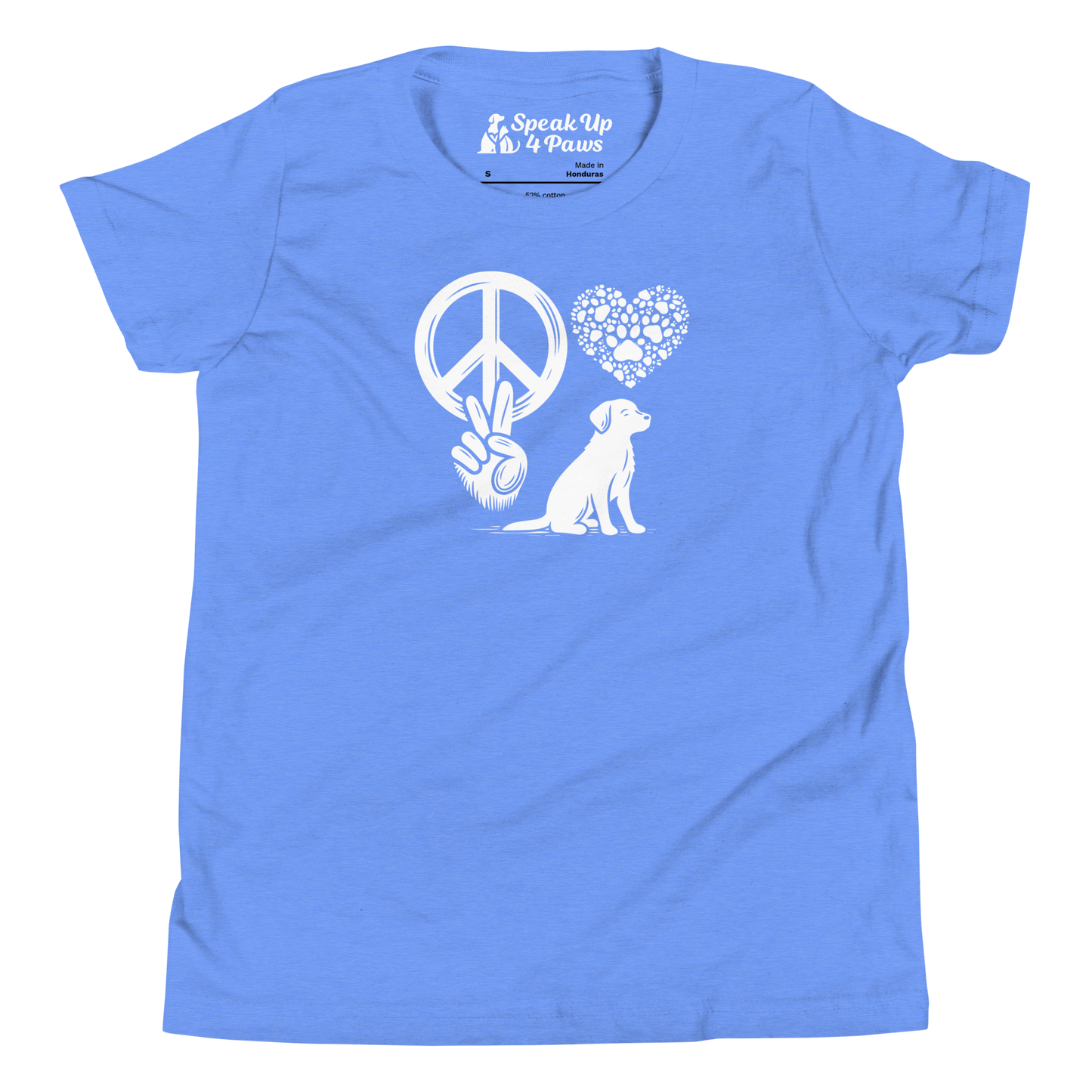 Harmony Unleashed - Peace-Love-Dog - Youth Tee