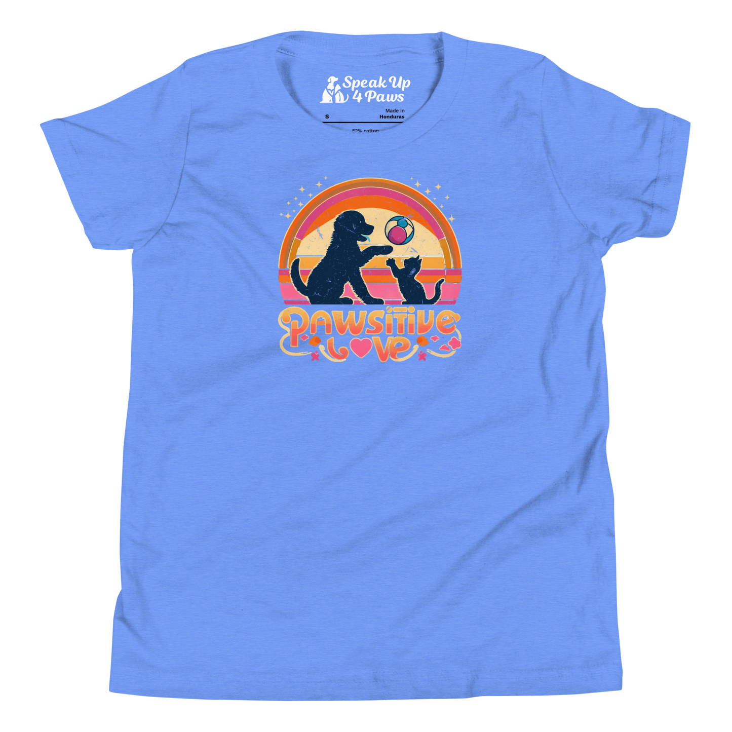 Rainbow Rendezvous - Pawsitive Love - Youth Tee