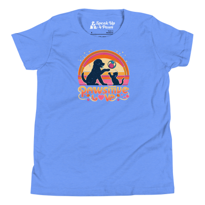 Rainbow Rendezvous - Pawsitive Love - Youth Tee