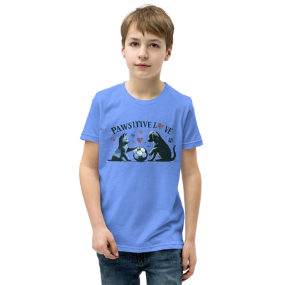 Azure Harmony - Pawsitive Love - Youth Tee