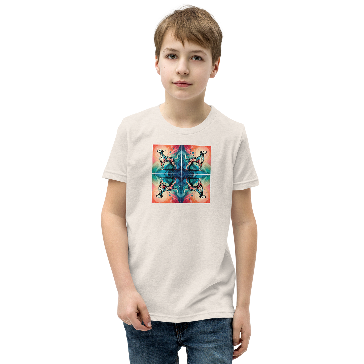 Vibrant Canine Mosaid - Youth Tee