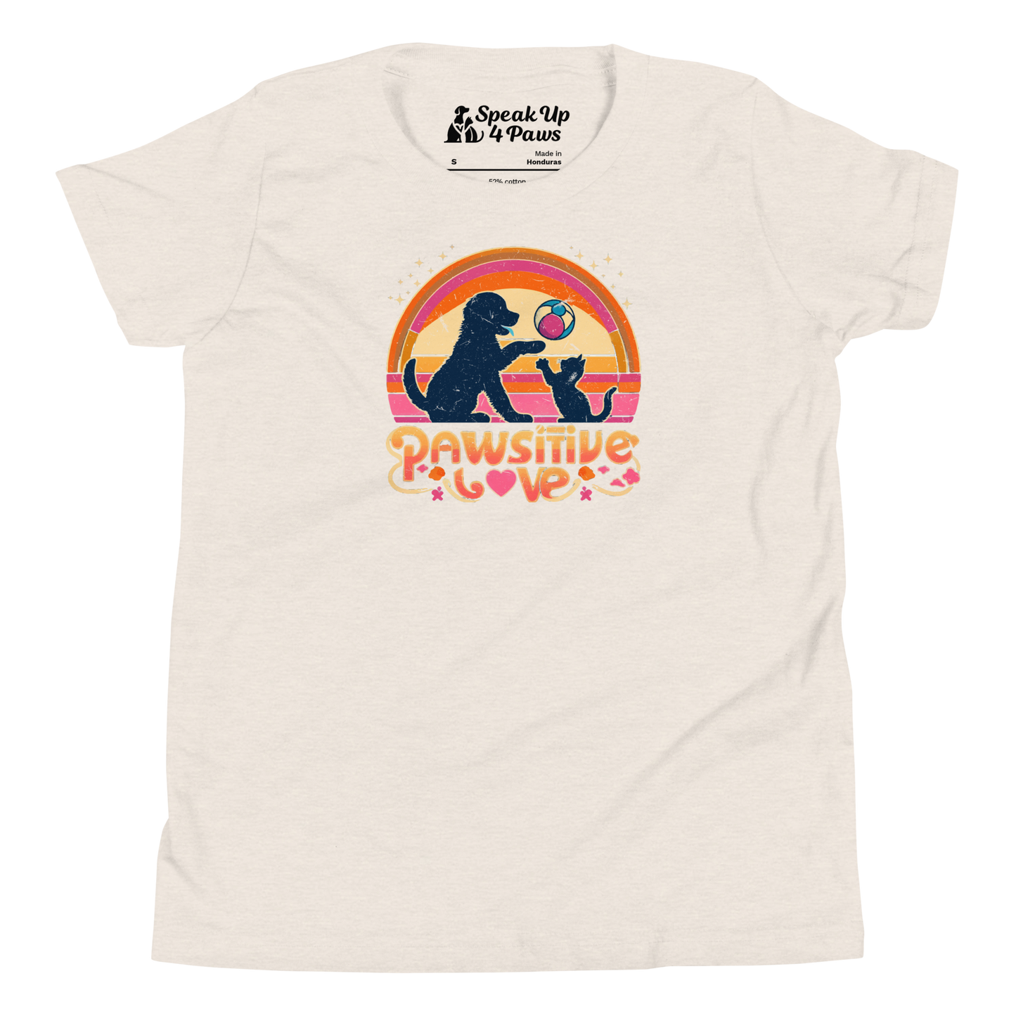 Rainbow Rendezvous - Pawsitive Love - Youth Tee