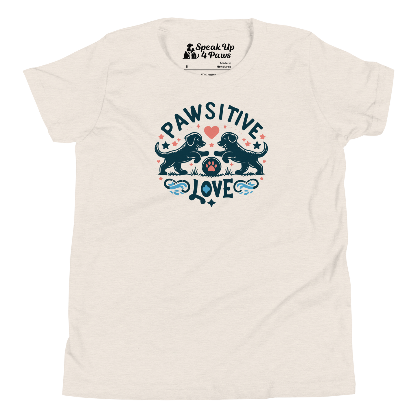 Sketchy Tails - Pawsitive Love - Youth Tee