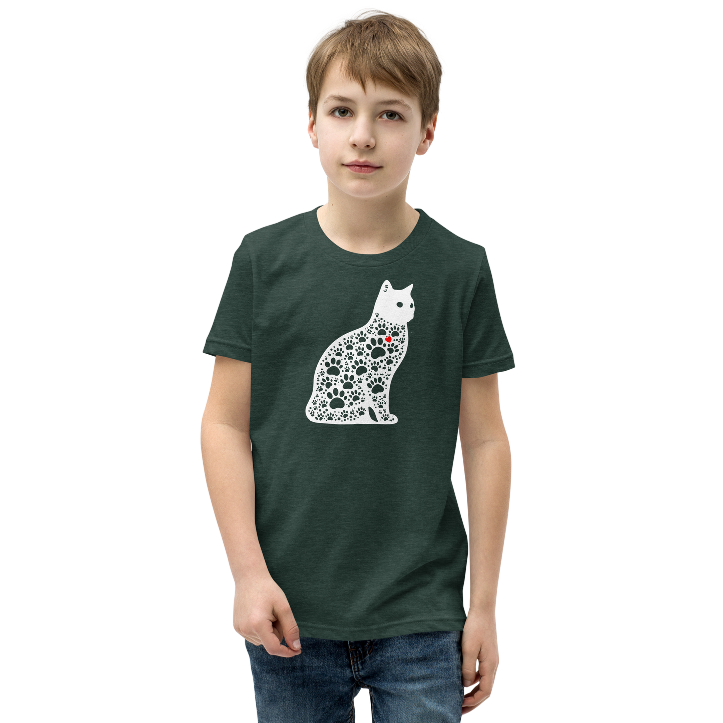 Paws in Harmony - Cat - Youth Tee