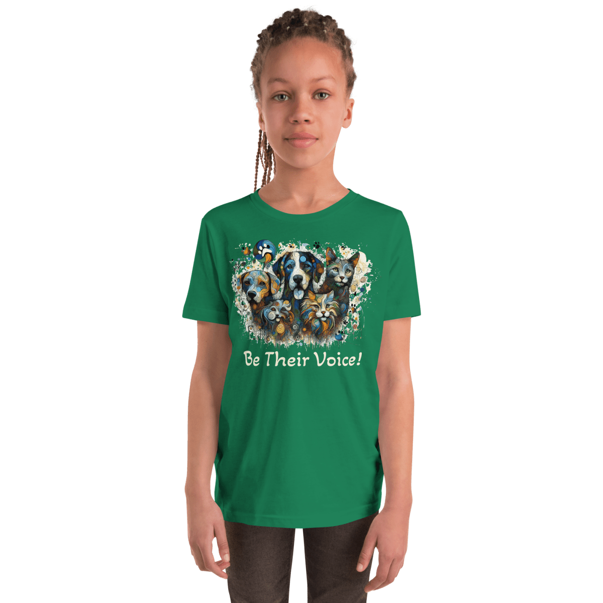 Be Their Voice - Youth Signature Tee - Youth Tee - Speak Up 4 Paws