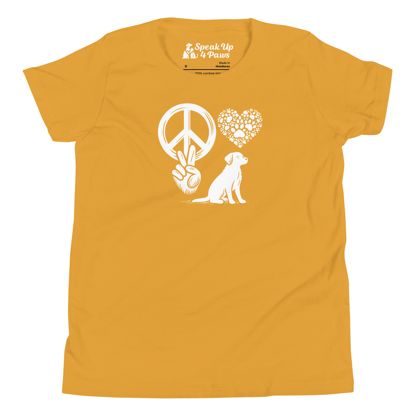 Harmony Unleashed - Peace-Love-Dog - Youth Tee