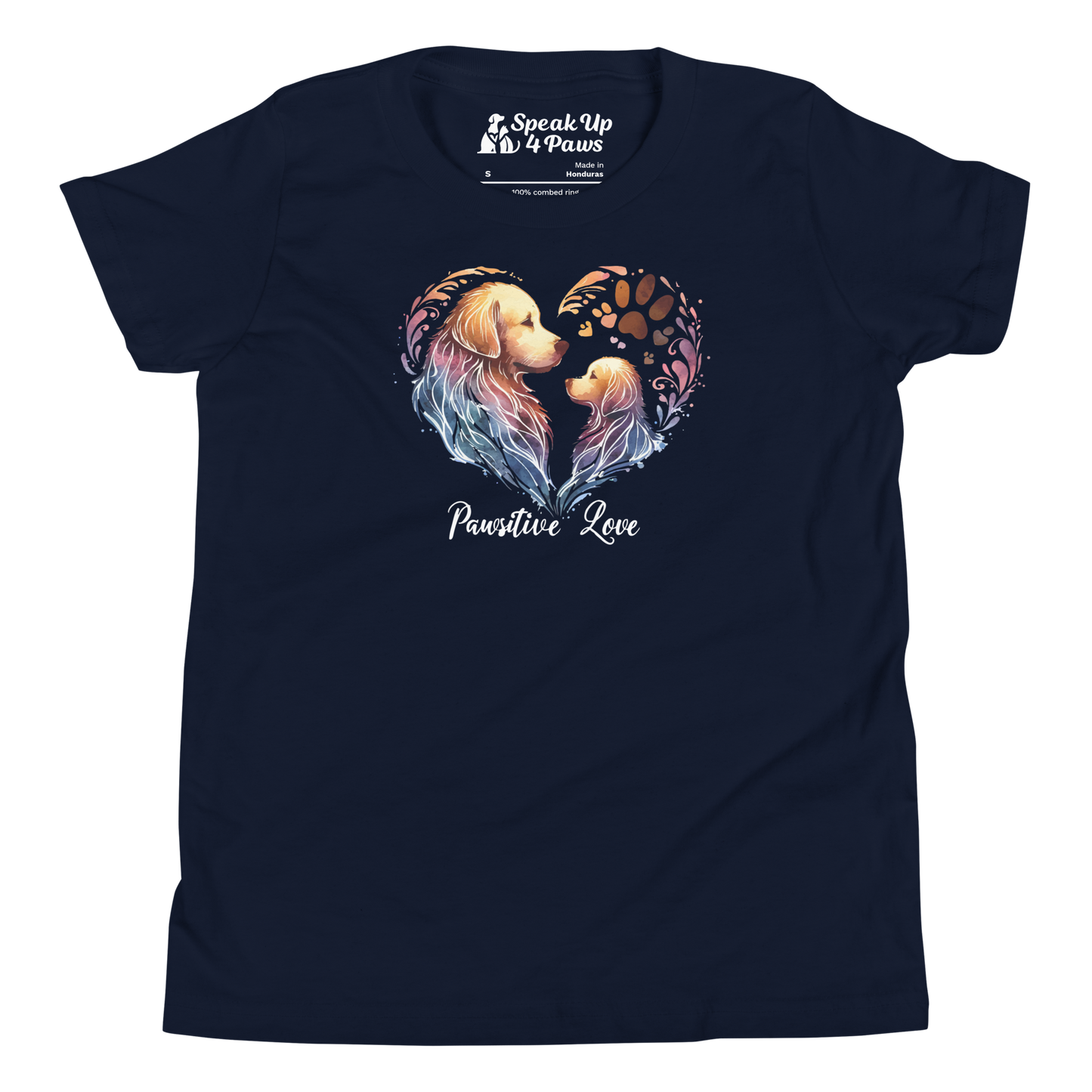 Golden Bond - Pawsitive Love - Youth Tee