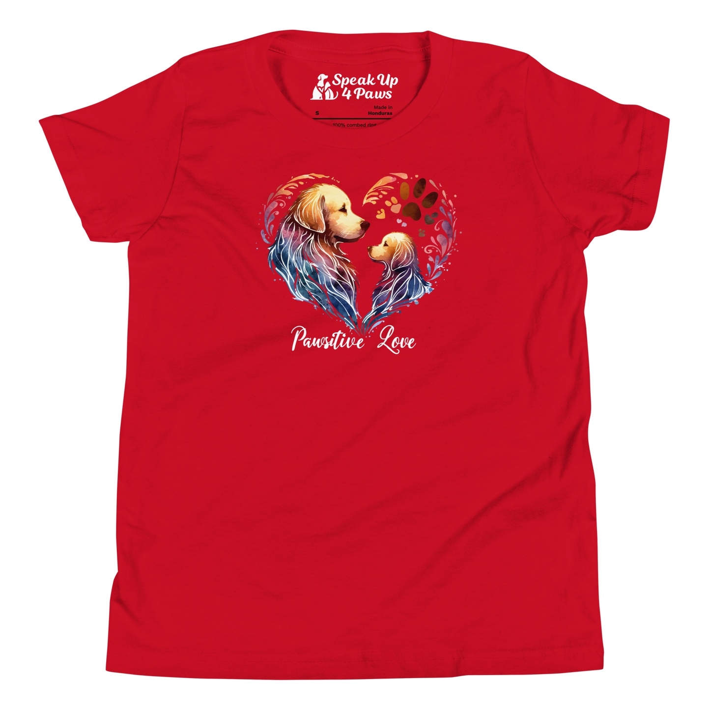 Golden Bond - Pawsitive Love - Youth Tee