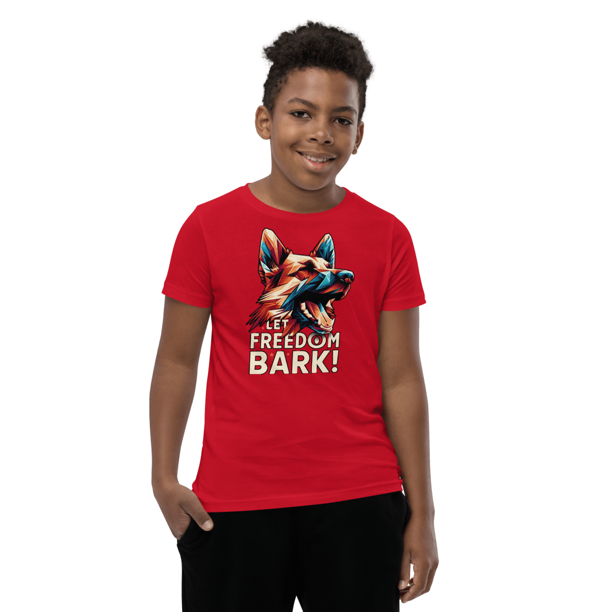 Bark of Freedom - Shepherd - Youth Signature Tee - Youth Tee - Speak Up 4 Paws