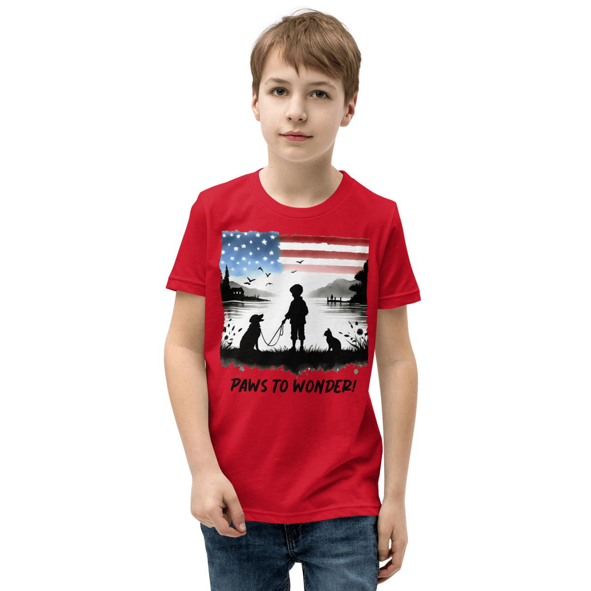 Sunset Friends - Youth Signature Tee - Youth Tee - Speak Up 4 Paws