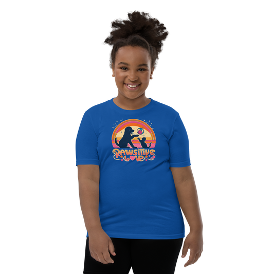 Rainbow Rendezvous - Pawsitive Love - Youth Tee