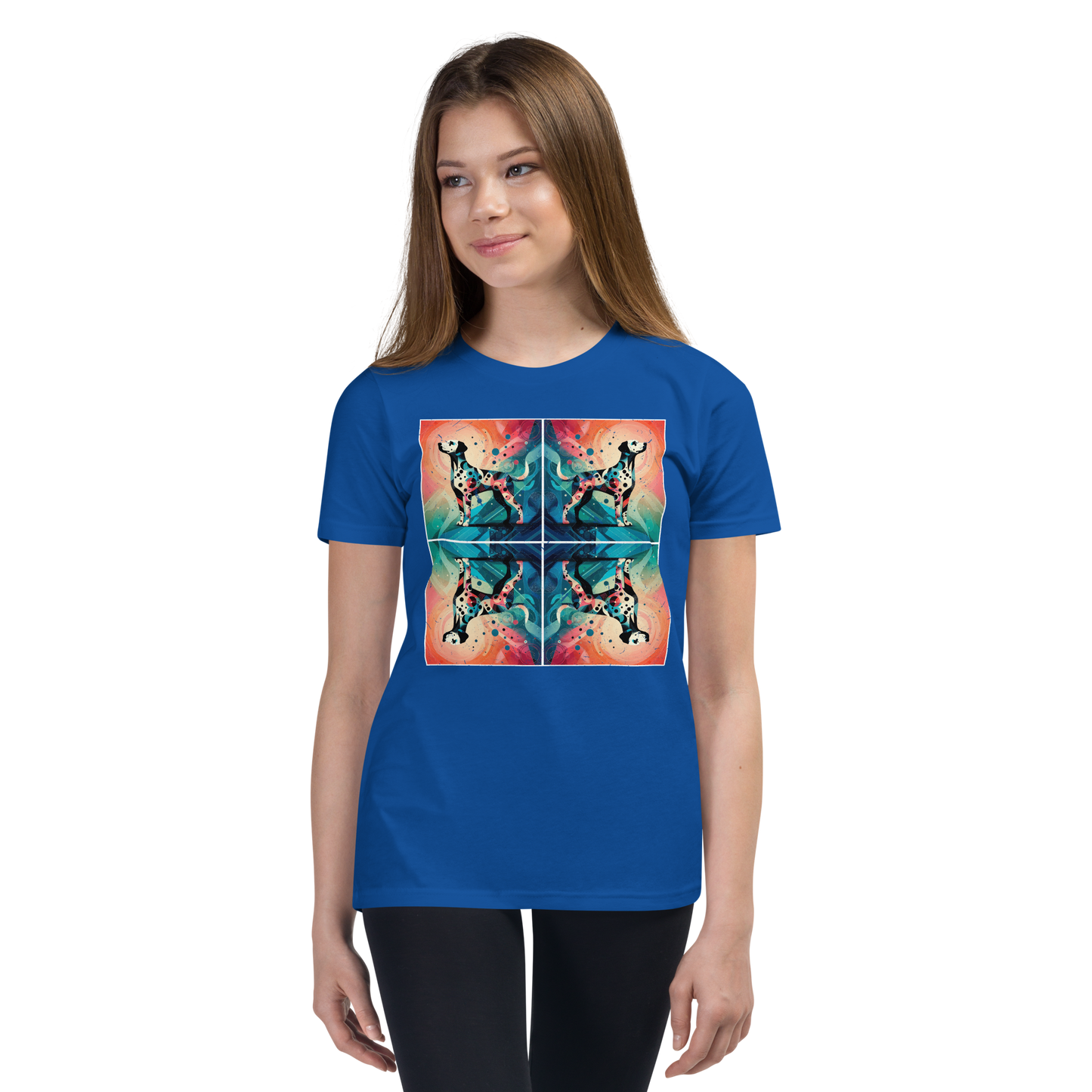 Vibrant Canine Mosaic - Youth Tee