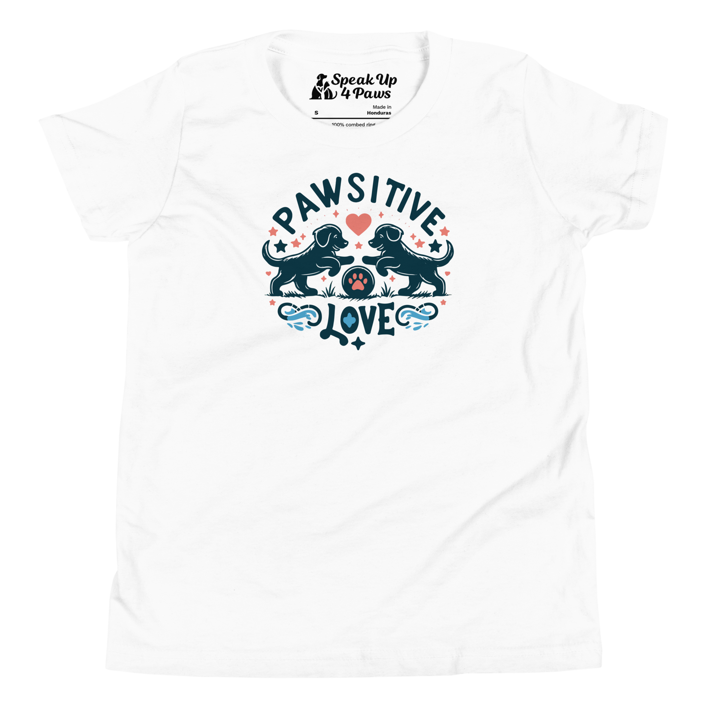 Sketchy Tails - Pawsitive Love - Youth Tee