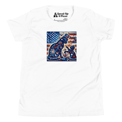 Feline Fireworks Fiesta - Youth Tee