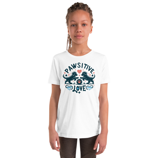 Sketchy Tails - Pawsitive Love - Youth Signature Tee