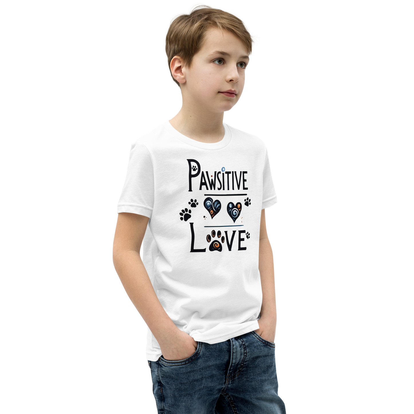 Pawsitive Love - Youth Signature Tee