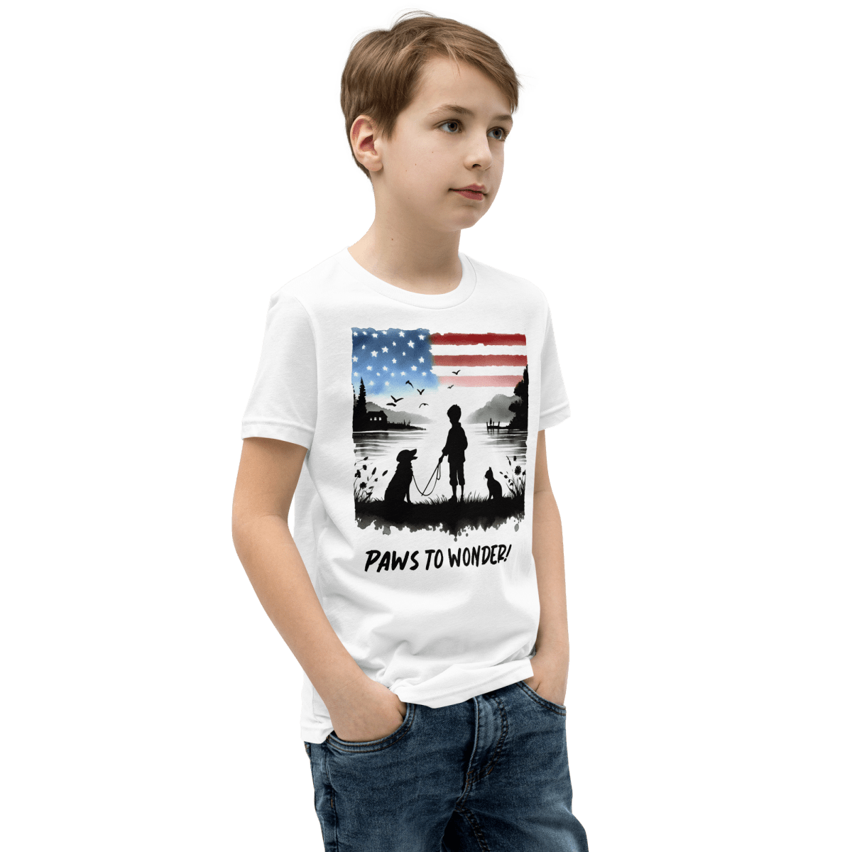 Sunset Friends - Youth Signature Tee - Youth Tee - Speak Up 4 Paws